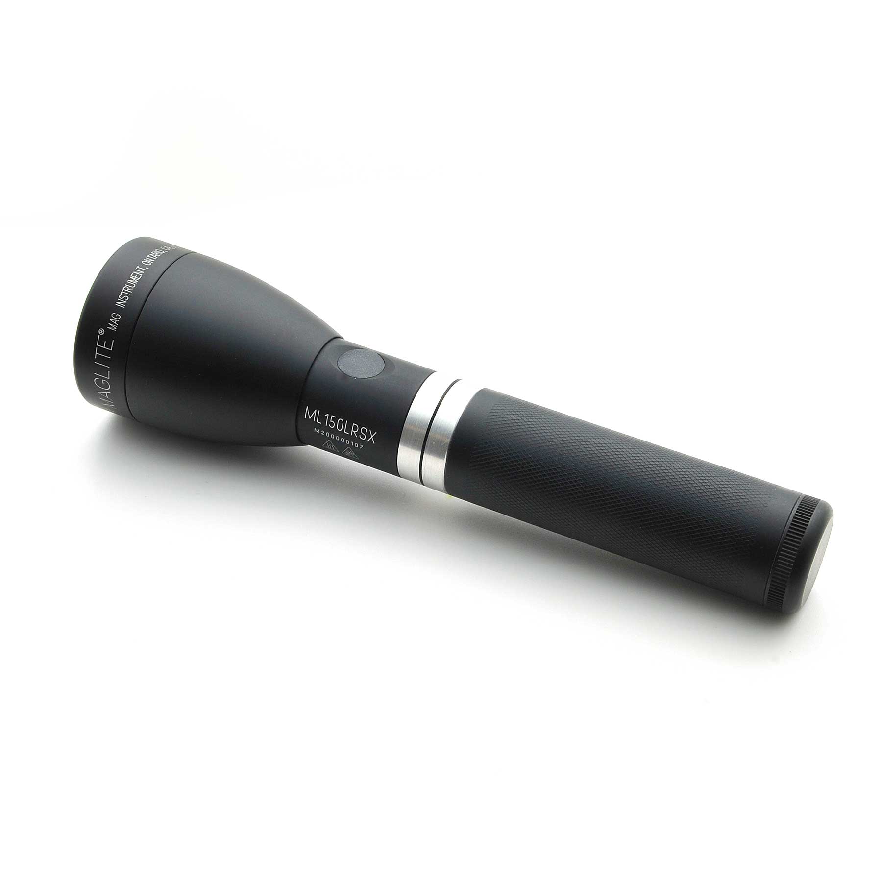 ML150LRSX Rechargeable LED Fast-Charging Flashlight - Matte  Black - Custom Tactical Engraving - Image 3
